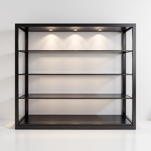 零售行业客户案例，商场内部，商品展示，明亮灯光